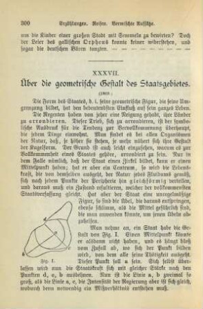 XXXVII. Über die geometrische Gestalt des Staatsgebietes. (1809.)