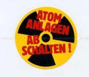 Aufkleber gegen Atomkraft