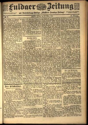 Ausgabe vom Freitag, den 23. März 1900.