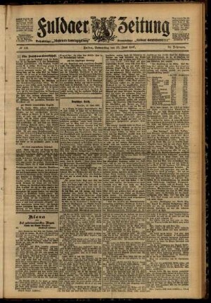 Ausgabe vom Donnerstag, den 13. Juni 1907.