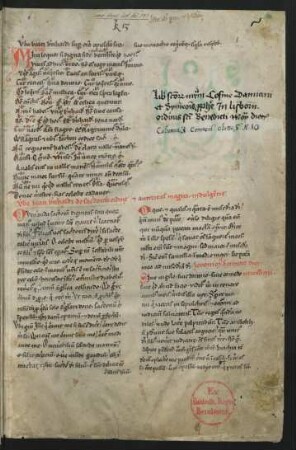 Verba Bernardi (Nachtrag)