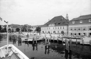 Überlingen: Vom Schiff auf Anlegeplatz, näher, ohne Münsterturm