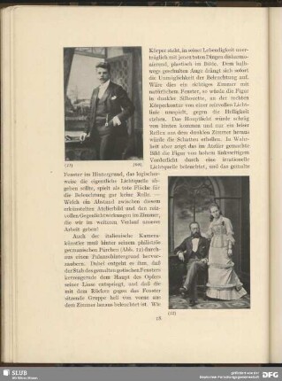 [Junge Frau stehend und älterer Herr sitzend vor einem Fenster]