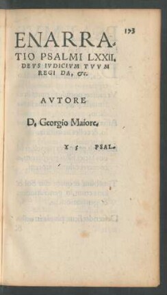 Enarratio Psalmi LXXII. ...