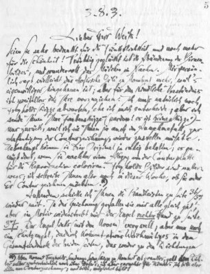 Brief an Emil Rudolf Weiss