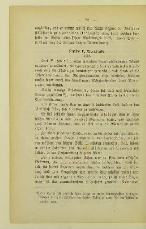 Karl's Lebensende. 1558
