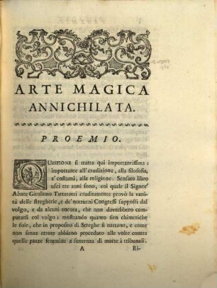 Arte magica annichilata : libri tre , con un'appendice