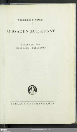 Aussagen zur Kunst