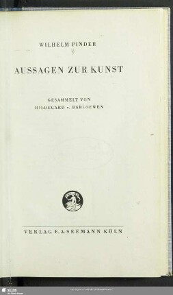 Aussagen zur Kunst