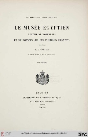 1: Le Musée Egyptien