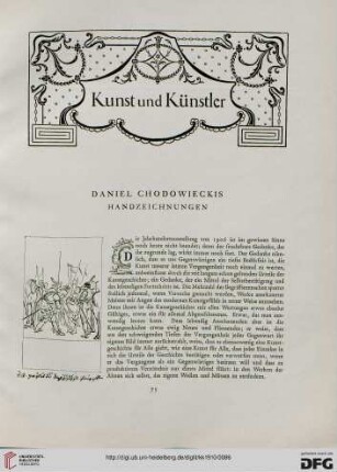 Daniel Chodowieckis Handzeichnungen