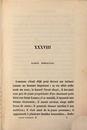 Dinah Piédefer : suive de honorine, 2