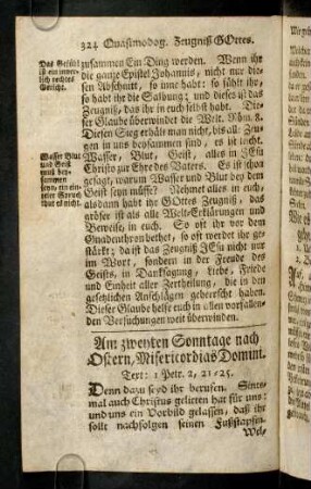 324-336, Am zweyten Sonntage nach Ostern, ...