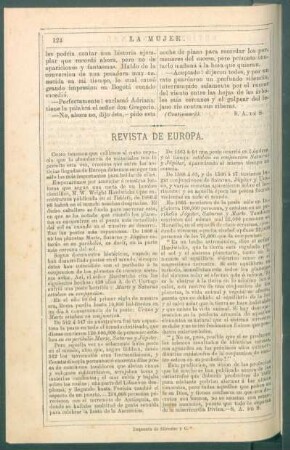Revista de Europa.