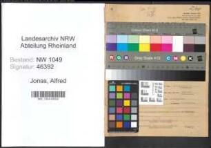 Entnazifizierung Alfred Jonas , geb. 10.02.1903 (Beamter)