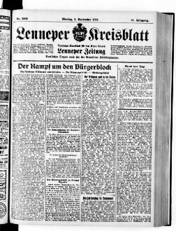 Lenneper Kreisblatt. 1830-1941