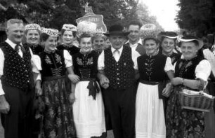 Basel (Schweiz): Trachtengruppe Schwarzwald