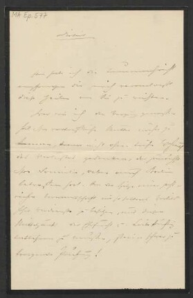 Kondolenzbrief an Franz von Mendelssohn : 21.07.1880