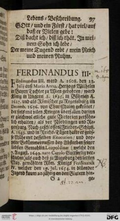 Ferdinandus III.