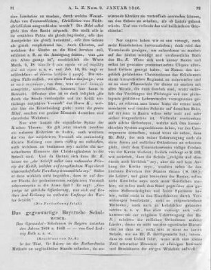 Roth, K. L.: Das Gymnasial-Schulwesen in Bayern zwischen den Jahren 1824 und 1843. Berichte und Betrachtungen. Stuttgart: Liesching 1845 (Beschluss von Nr. 8)