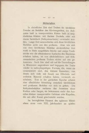 Mittelalter.