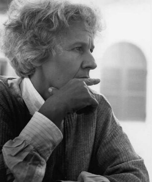 Ariane Mnouchkine (geb. 1939; französische Regisseurin und Autorin). Paris, 1992