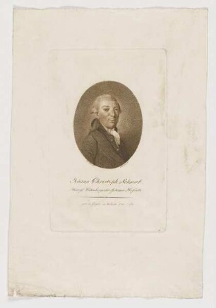 Bildnis des Johann Christoph Schwab