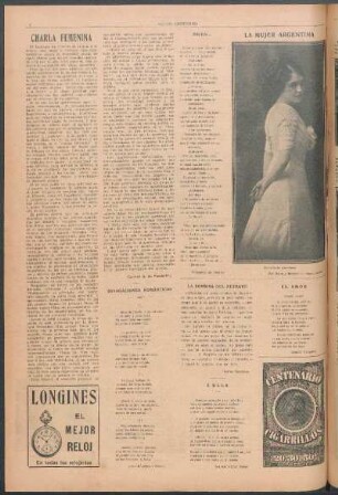 La mujer argentina [Fotografía] : Señorita de Aramburu