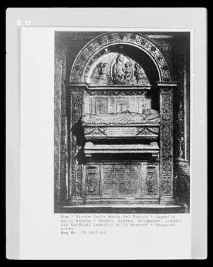 Grabmal der Kardinäle Cristoforo (+1477) und Domenico della Rovere (+1501)
