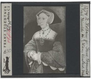 Holbein d. J., Bildnis Jane Seymour (um 1509-1537) (Wien KhM GG_881)