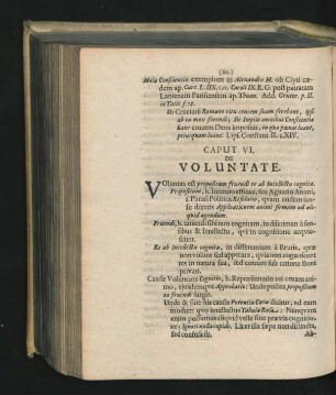 Caput VI. De Voluntate.