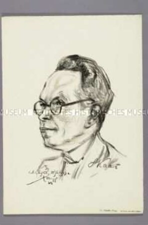 Bildnis des Theologen und Politikers Ludwig Kaas