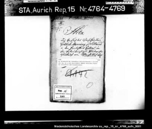 Die Beschwerde des Viehhändlers Gottlieb Manning in Silland über das ihm in der Herrlichkeit Gödens auferlegte Verbot des Schlachtens und Fleischverkaufs