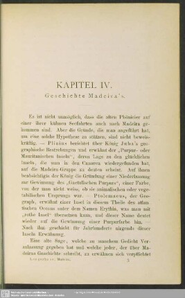 Kapitel IV. Geschichte Madeira´s
