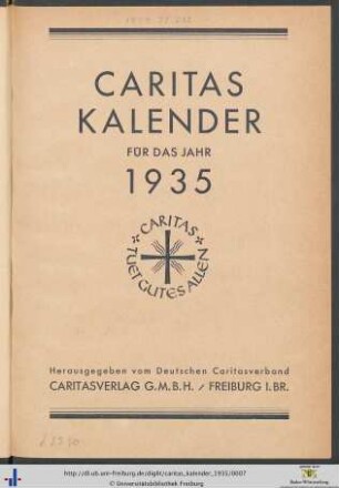 Caritas-Kalender