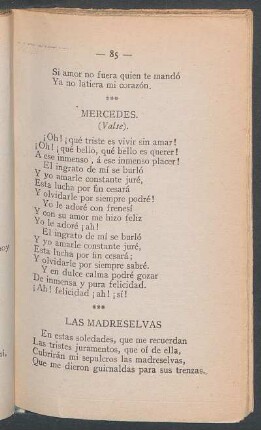 Mercedes. : (Valse).