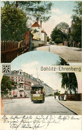 Böhlitz-Ehrenberg: Auenstrasse, Leipziger Strasse