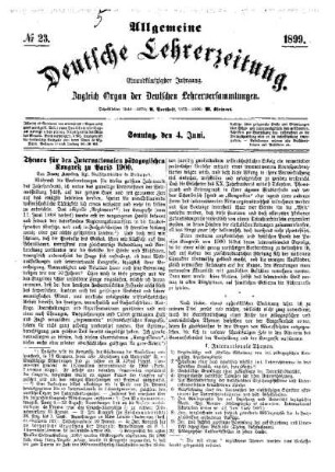 Themen für den Internationalen pädagogischen Kongreß zu Paris 1900