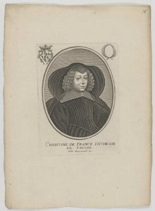 Bildnis der Christine de France, Herzogin von Savoyen