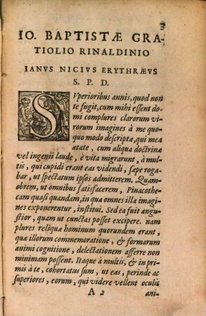 Iani Nicii Erithraei Pinacotheca Imaginvm, Illvstrivm, doctrinae vel ingenii laude, Virorvm, qui, auctore superstite, diem suum obierunt, 2. Iani Nicii Erythraei Pinacotheca ...