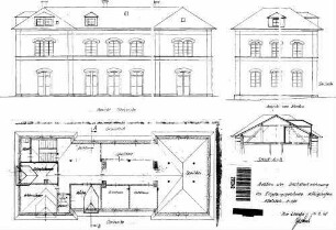 Königshofen (Baden): Empfangsgebäude Giebel