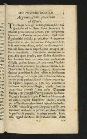 Argumentum quartum ab Effectu.
