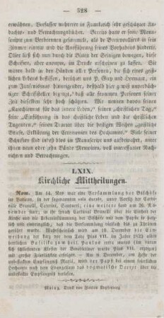 528 Kirchliche Mittheilungen