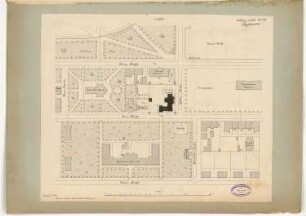 Rathaus, Wilhelmshaven Monatskonkurrenz Februar 1890: Lageplan 1:1000