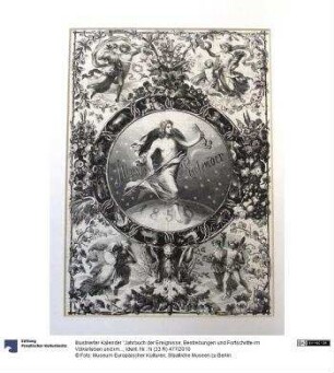 Illustrierter Kalender "Jahrbuch der Ereignisse, Bestrebungen und Fortschritte im Völkerleben und im Gebiete der Wissenschaften, Künste und Gewerbe