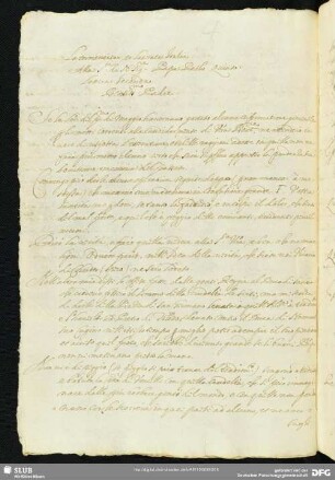 [Text 4:] Alla Santità di Nostro Signore Papa Paolo Quinto. Lettera Seconda