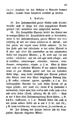 I. Vokale.