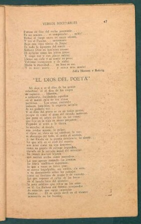 "El dios del poeta"