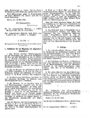 Allgemeines Dienstalter der Staatsbeamten : [Amtlicher Teil]