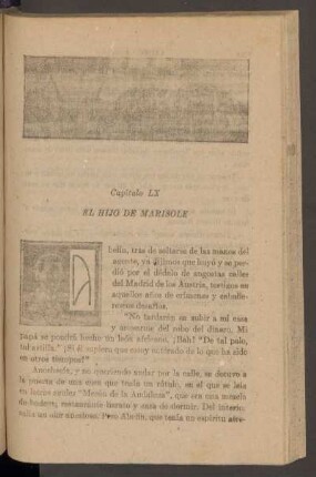Capítulo LX - El hijo de Marisole